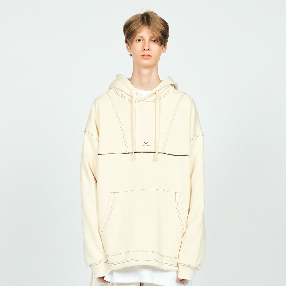 CTRS ST PIPING OVER HOODIE IVO