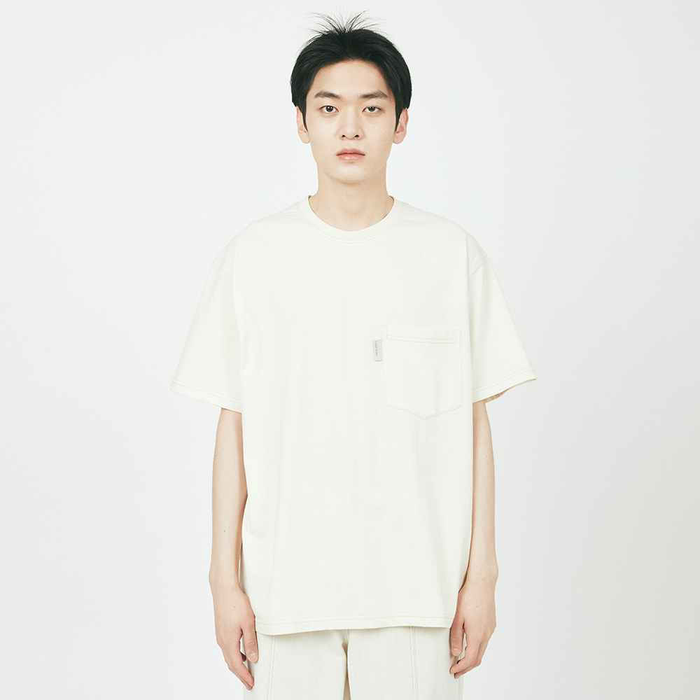 TONE ON TONE ST POCKET S/S TEE