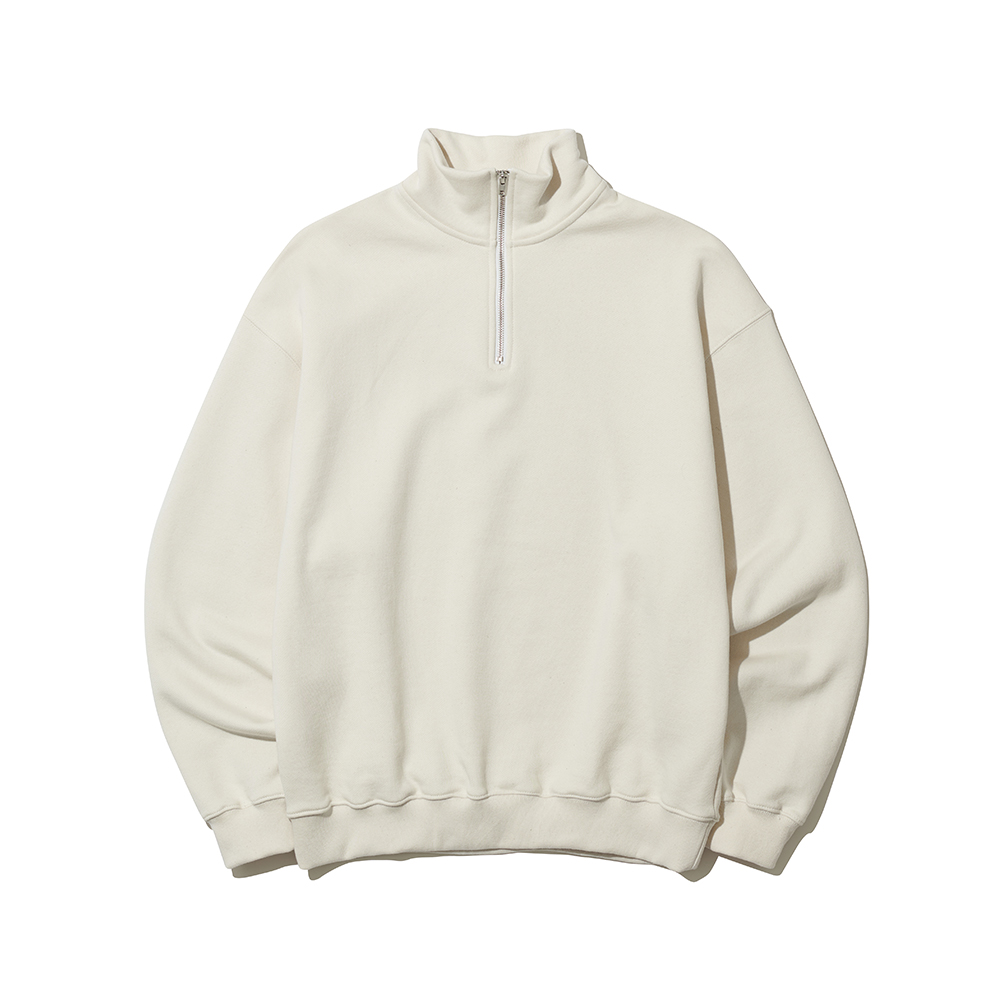 HEAVY OVER HALF-ZIP SWEATSHIRT