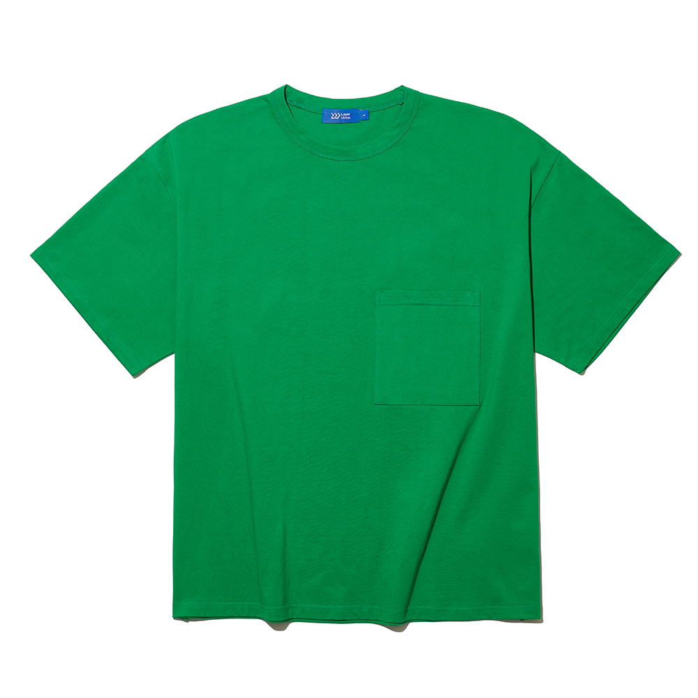 HEAVY COTTON OVER POCKET S/S T