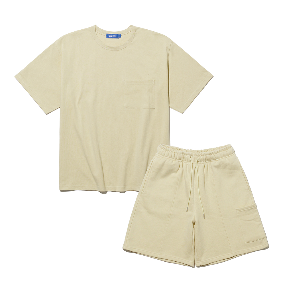 [SET] HEAVY COTTON OVER S/S TE