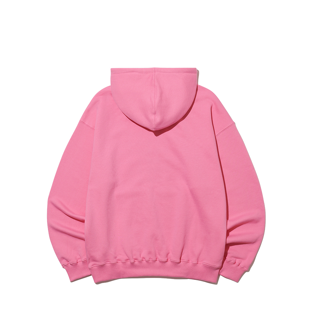 HEAVY COTTON OVER HOODIE PINK