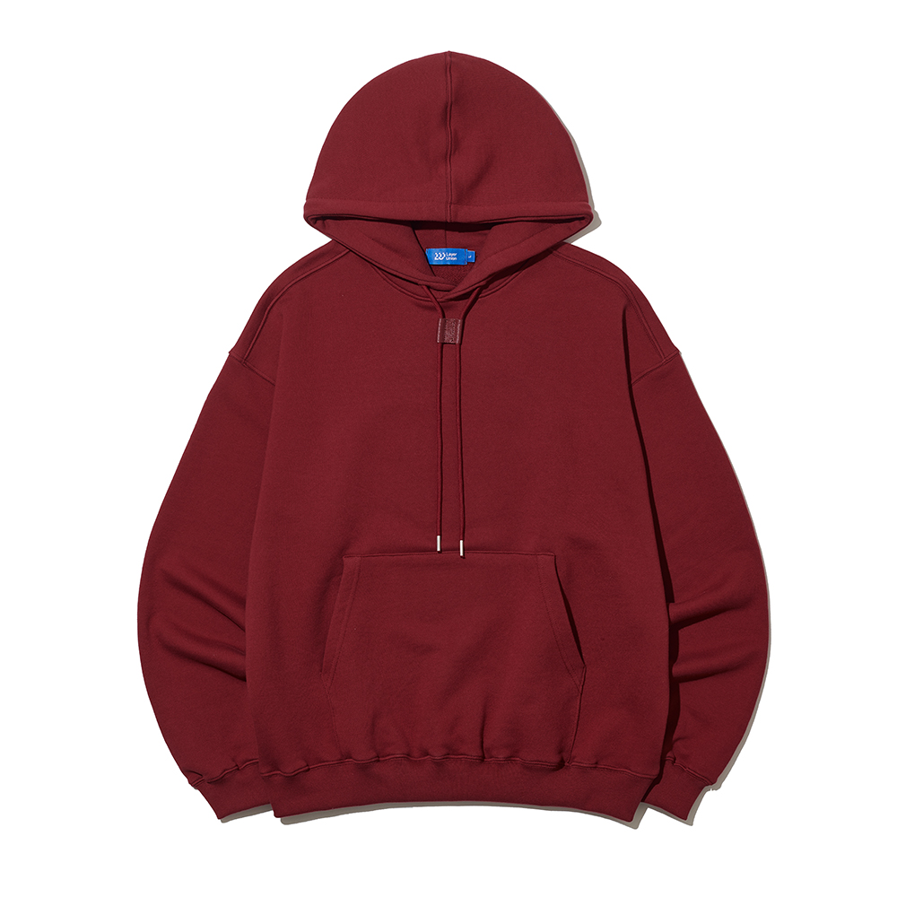 HEAVY COTTON OVER HOODIE BURGU