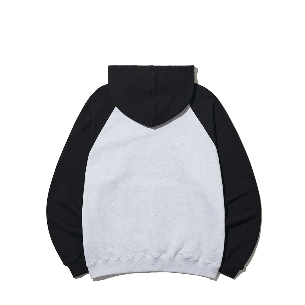 HEAVY COTTON RAGLAN HOODIE BLA