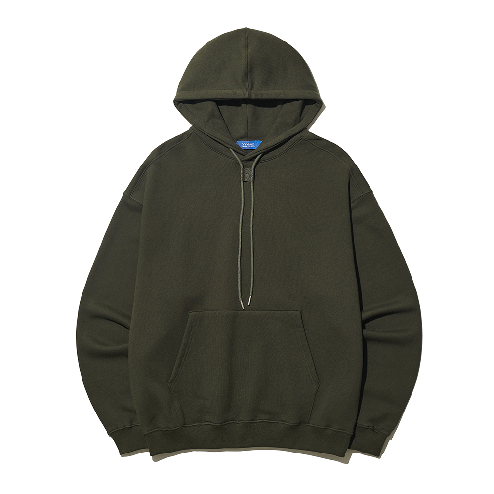 HEAVY COTTON OVER HOODIE KHAKI