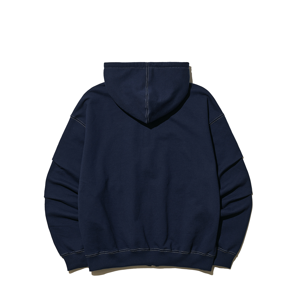 ST HEAVY COTTON RIVET ZIP-UP H