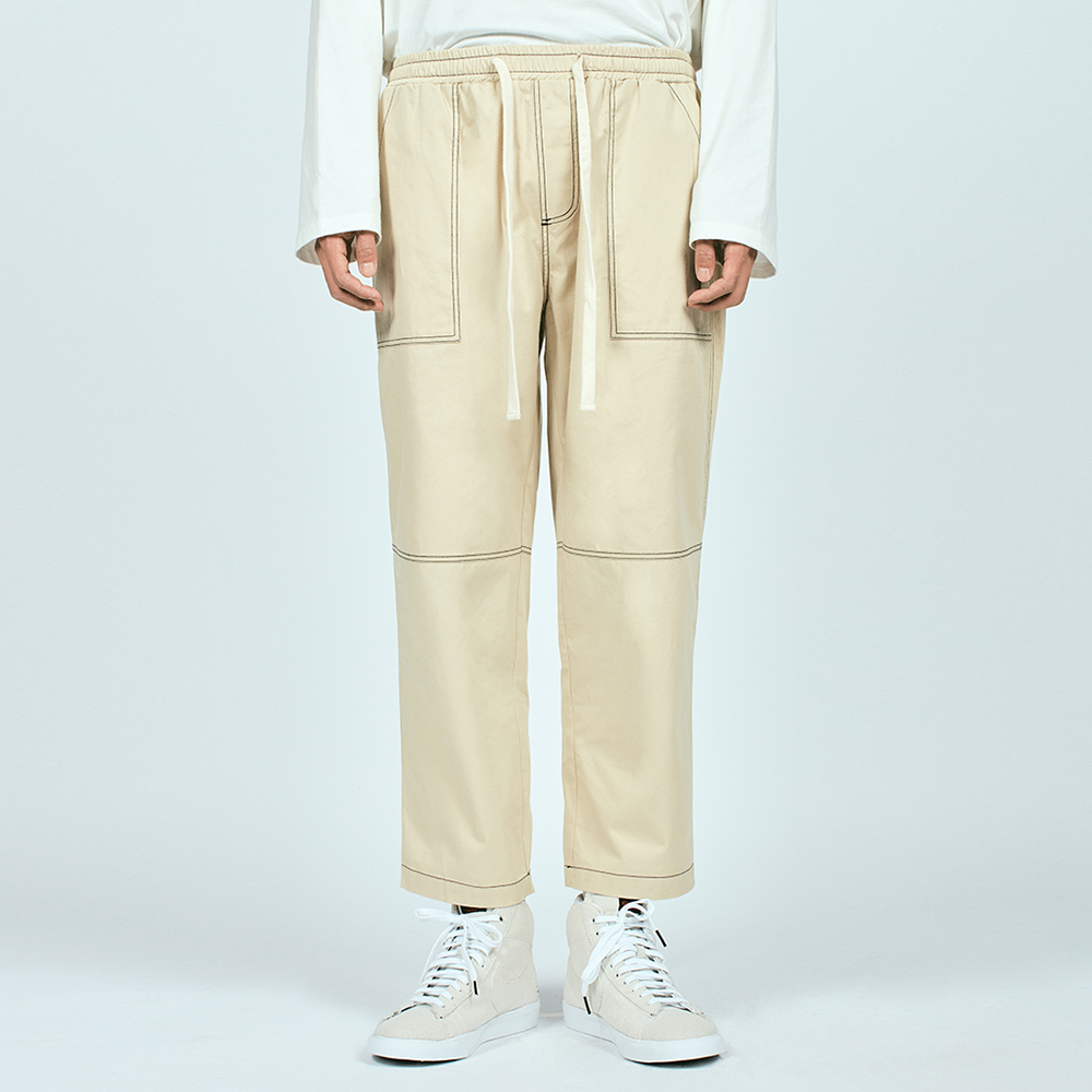 CTRS ST CROPPED BAND PANTS BEI