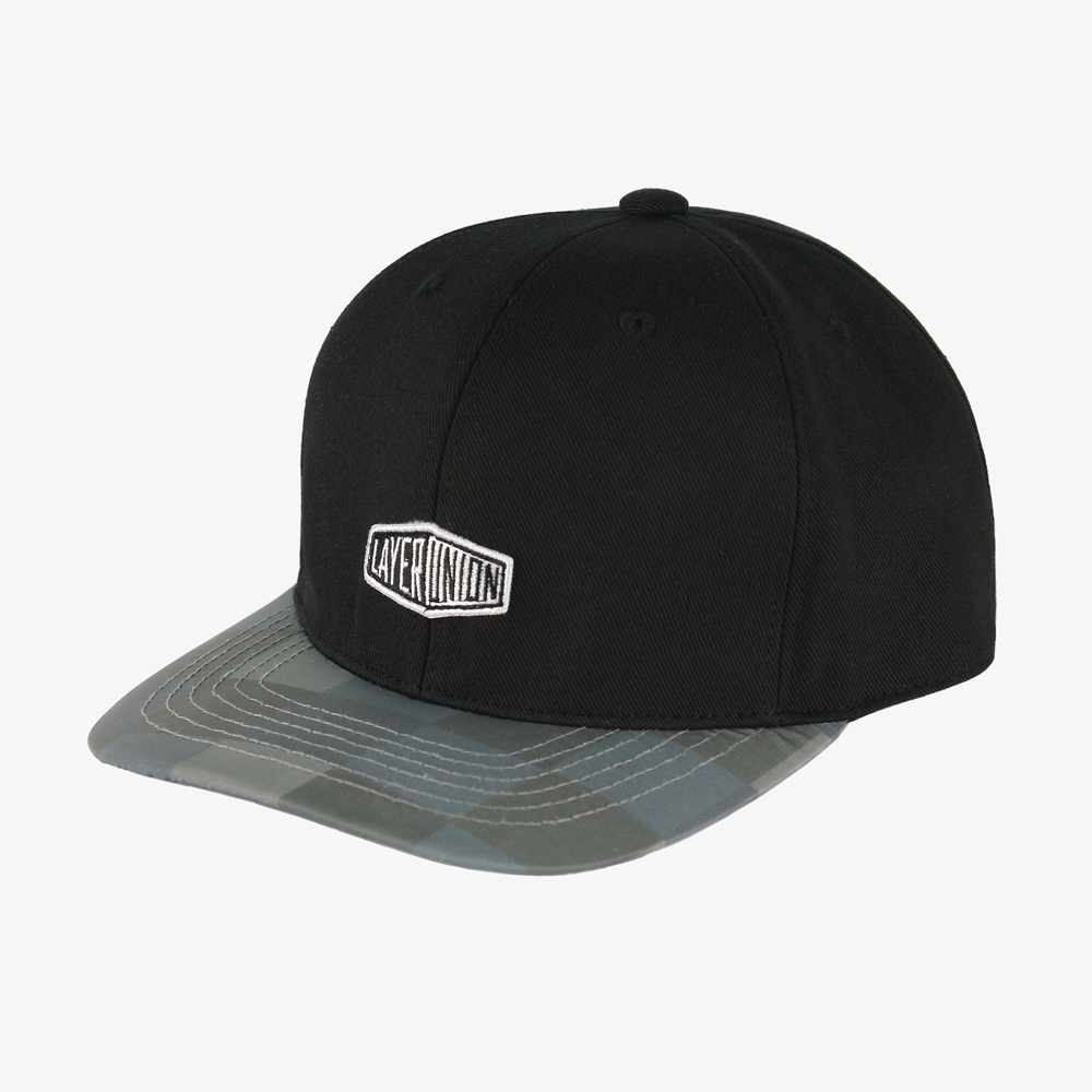 REFLECTIVE CHECKER SNAPBACK CA