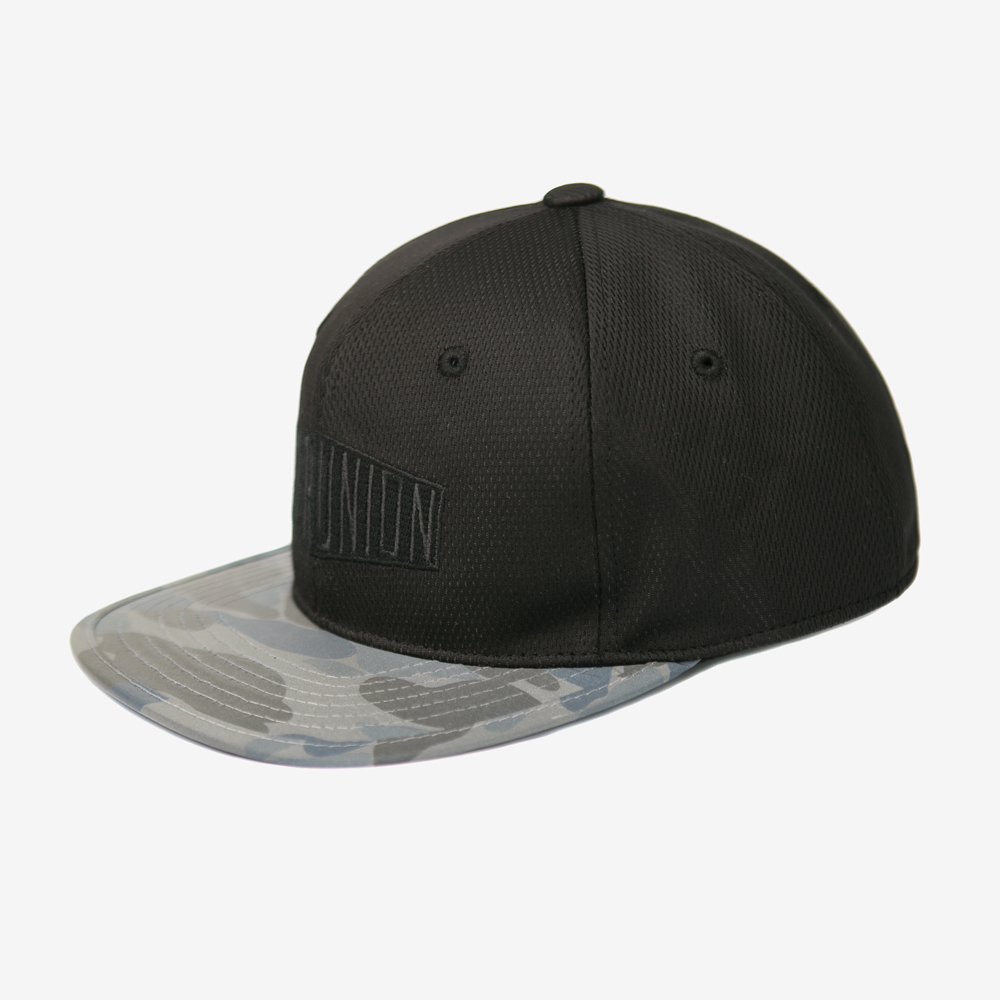 CAMO MESH SNAPBACK BLACK
