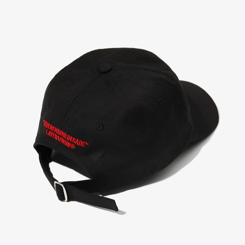 SCRIPT NED CAP BLACK