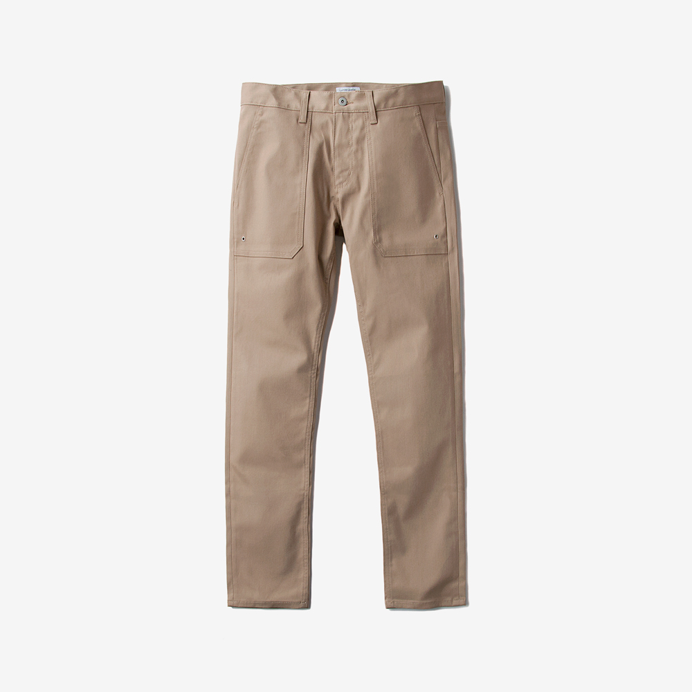 VELCRO POCKET PANTS BEIGE