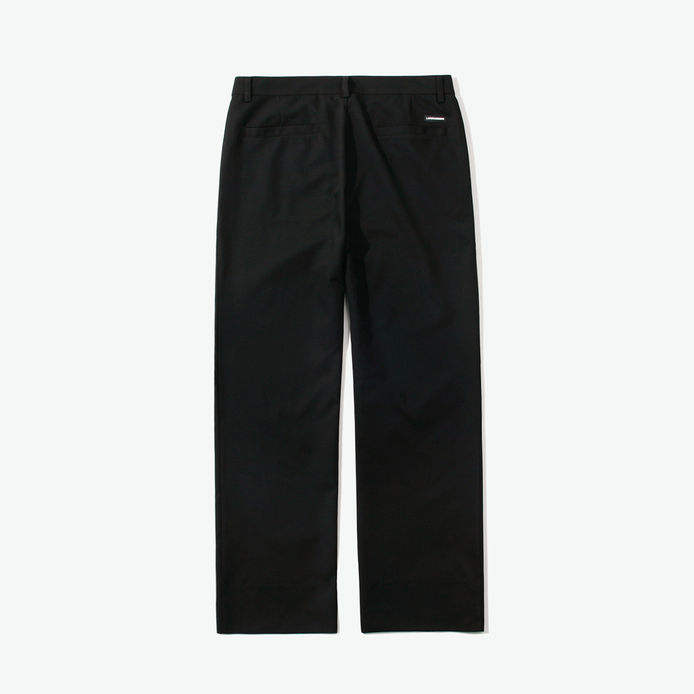 SIDE VENT SLACKS BLACK