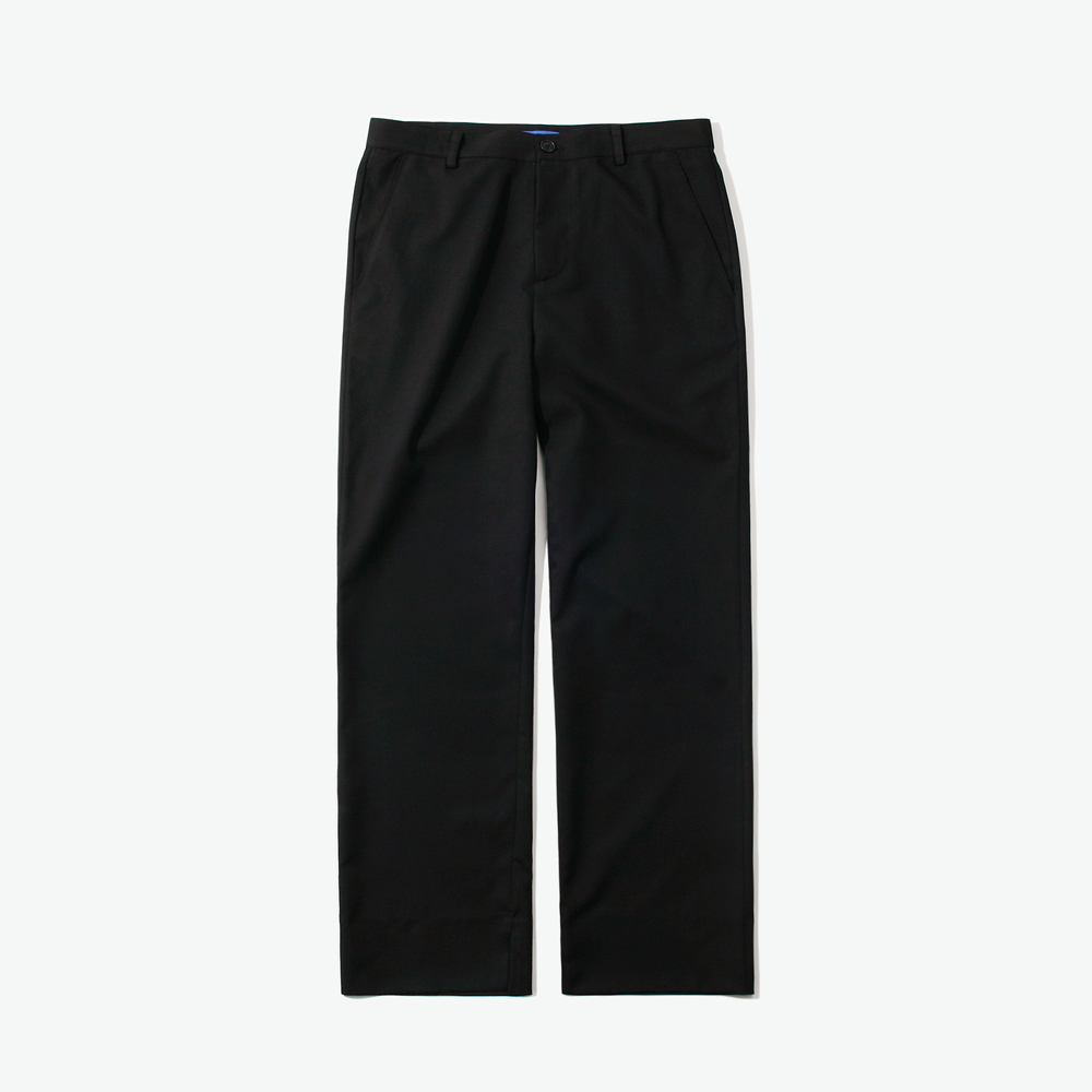 SIDE VENT SLACKS BLACK