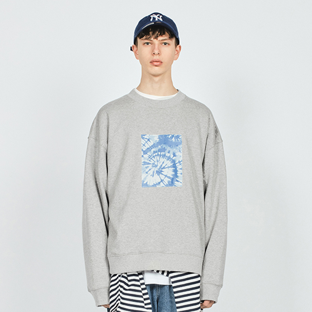 TIE DYE OVER SWEATSHIRT MELANG