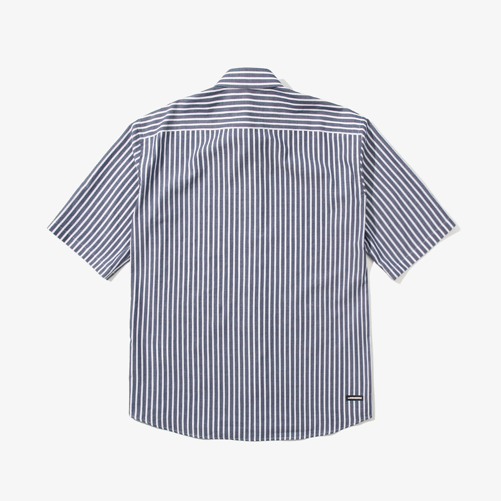 LSA STRIPE S/S SHIRTS NAVY