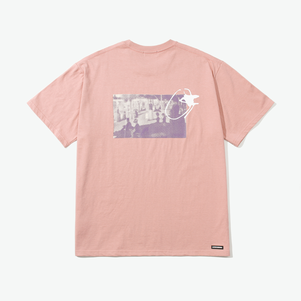 PAINTING LSA S/S TEE PINK