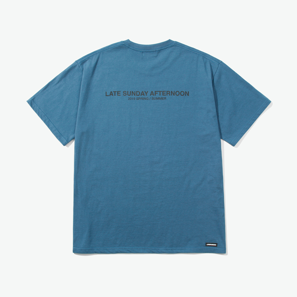 BASIC LSA S/S TEE DARK BLUE
