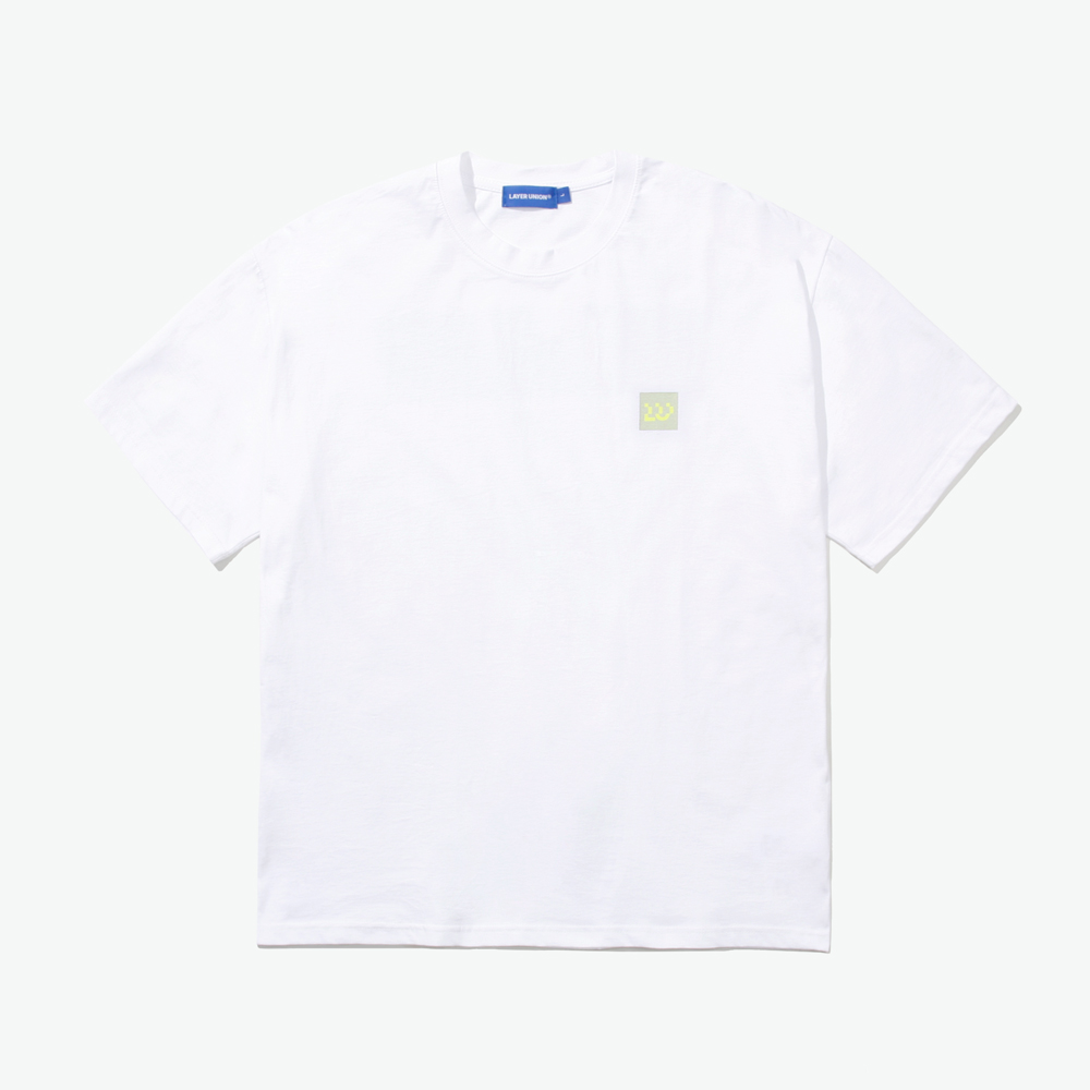 LSA BOX LOGO S/S TEE WHITE