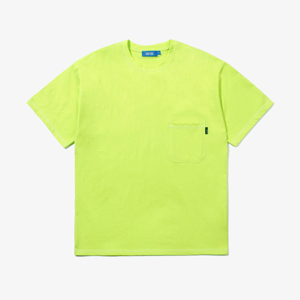 BASIC ST POCKET S/S TEE YELLOW
