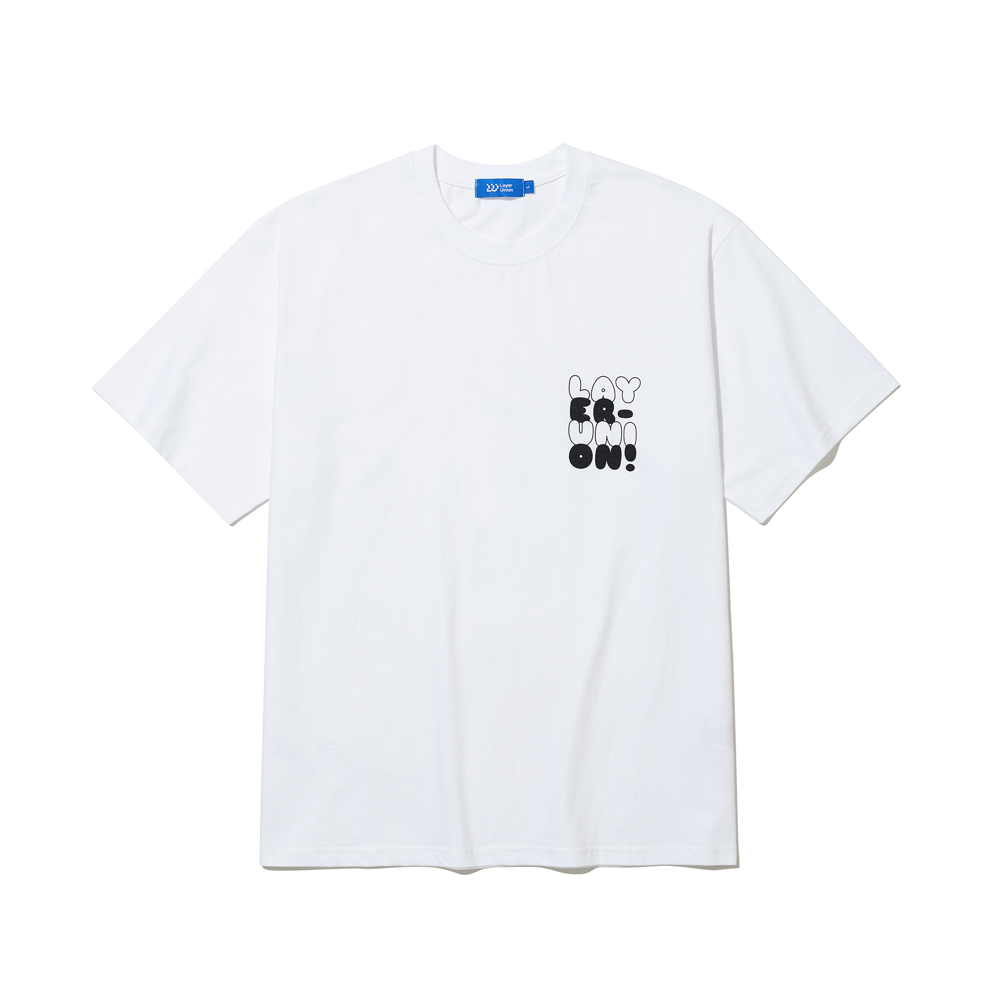 ROUNDED LOGO S/S TEE WHITE